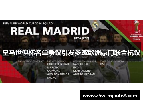 皇马世俱杯名单争议引发多家欧洲豪门联合抗议